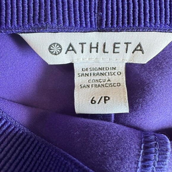 NWOT Athleta Sz 6P Glacier Snow Skinny Pant II Purple Ski Pants Water Repellent - Picture 10 of 12